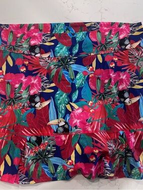 Women’s Tropical Floral Navy Skort